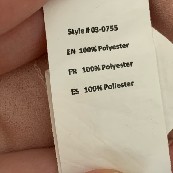 (2/$20) Streetwear Society M Pink Lace Tank top - Picture 4 of 4